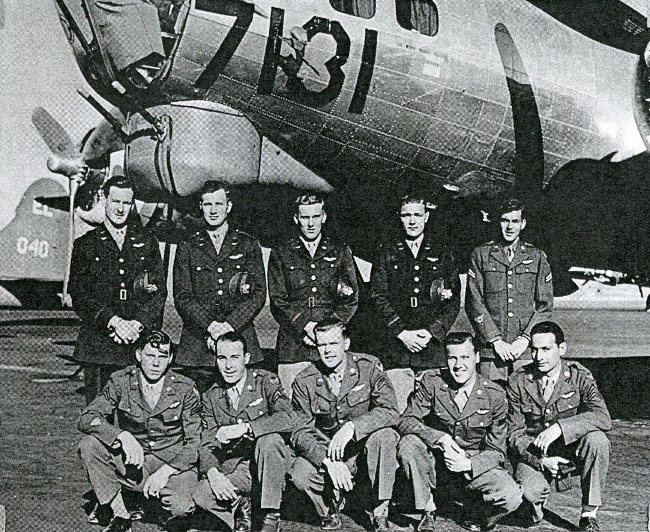 Agnew's Crew - 602nd Squadron - Probably Training Early 1945